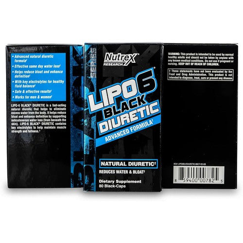 Nutrex Research - Lipo 6 Black Diuretic Water Pills 