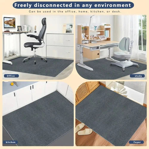 Office Chair Mat For Hardwood And Tile Floors - 35.4"x 47.2"