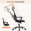 Sweetcrispy  Ergonomic High-Back Mesh Office Chair w/ Adjustable Headrest