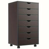 OLIXIS 7-Drawer Mobile File Cabinet