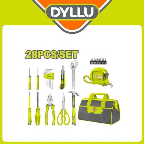 DYLLU 28pcs Hand Tool Set w/ Tool Bag