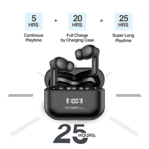 Argom SkeiPods E86 True Wireless Stereo BT Earbuds w/ Active Noise Canceling