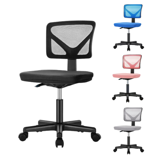 Sweetcrispy Armless Office Chair