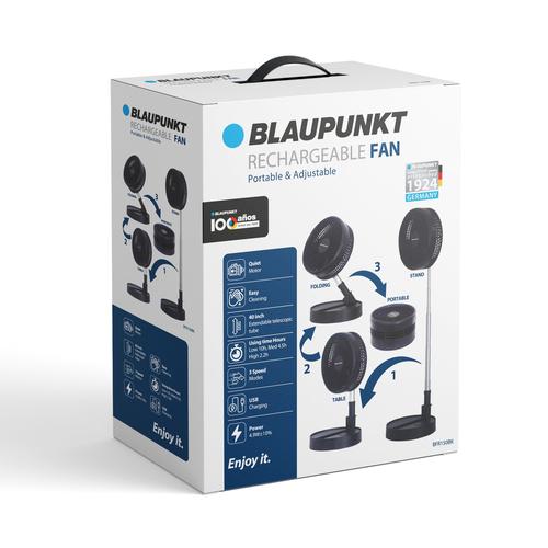 BLAUPUNKT 40" Foldaway Fan - USB Operated, 3 Speed