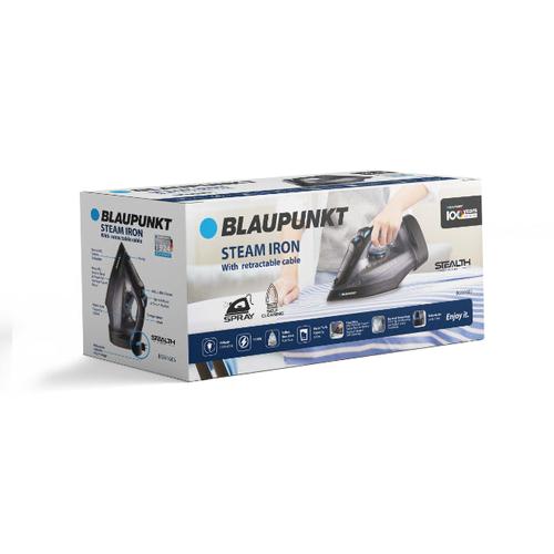 BLAUPUNKT 1100w Steam Iron w/ Retractable Cord