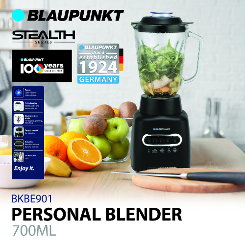 BLAUPUNKT 1.5L Glass Jar Blender