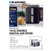 BLAUPUNKT 10.4L Digital Double Air Fryer