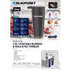 BLAUPUNKT 2-in-1 Portable Blender &  Insulated Tumbler