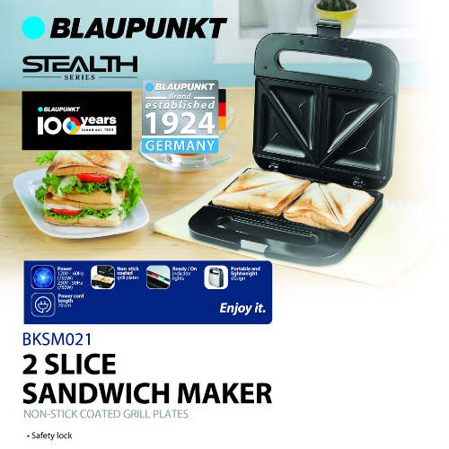 BLAUPUNKT 2-Slice Sandwich Press