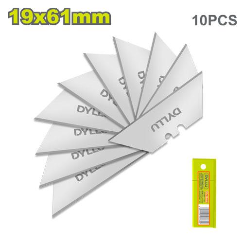 DYLLU Utility Knife Blade Set 19x61mm - 10 Pcs