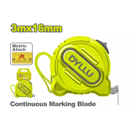 DYLLU Steel Measuring Tape 3m x 16mm
