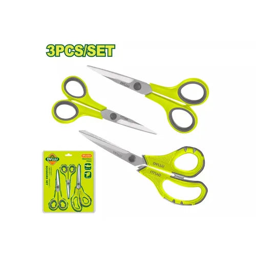 DYLLU Set Of Scissors (3 Pcs.) 140-215mm