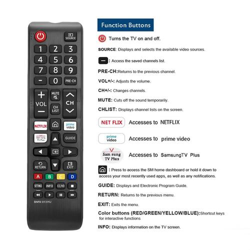 Samsung Replacement Remote Control BN59-01315J