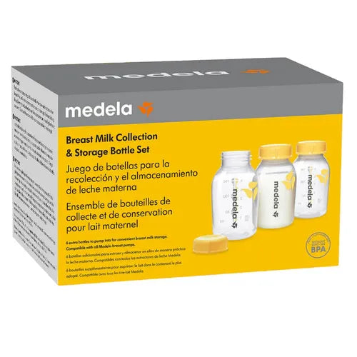 MEDELA Breast Milk Collection & Storage Bottle Set, 5 Oz. (6-Count)