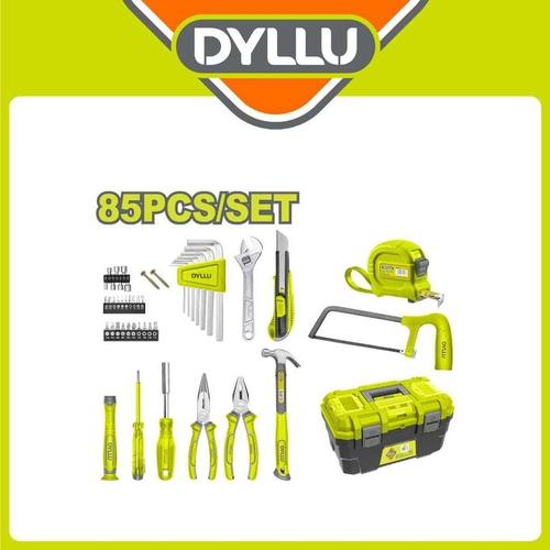 DYLLU 85 Pcs Hand Tools Set w/ Tool Box