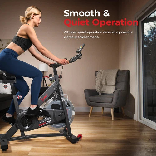 Sunny Health & Fitness Smart Pro Belt Drive Indoor Cycling Exercise Bike