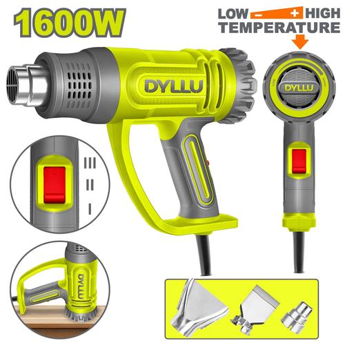 DYLLU 1600w Heat Gun w/ 3 Nozzles