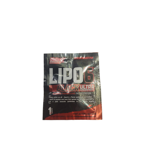 Nutrex Research Lipo-6 Black Ultra Concentrate, Thermogenic Fat Burner (Sample)