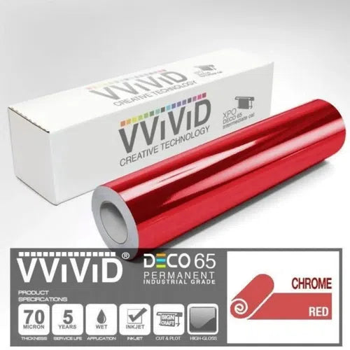 VViViD DECO65 Permanent Vinyl - 3 FEET