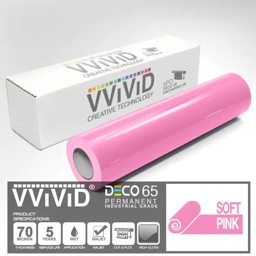 VViViD DECO65 Permanent Vinyl - 3 FEET