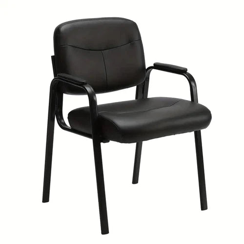 OLIXIS Executive Guest Chair - Plush Padded Arms, Durable PU Leather