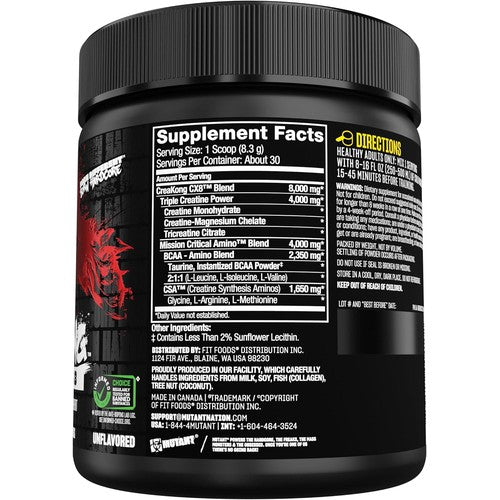 Mutant CREAKONG CX8 – Advanced Creatine + Amino Supplement