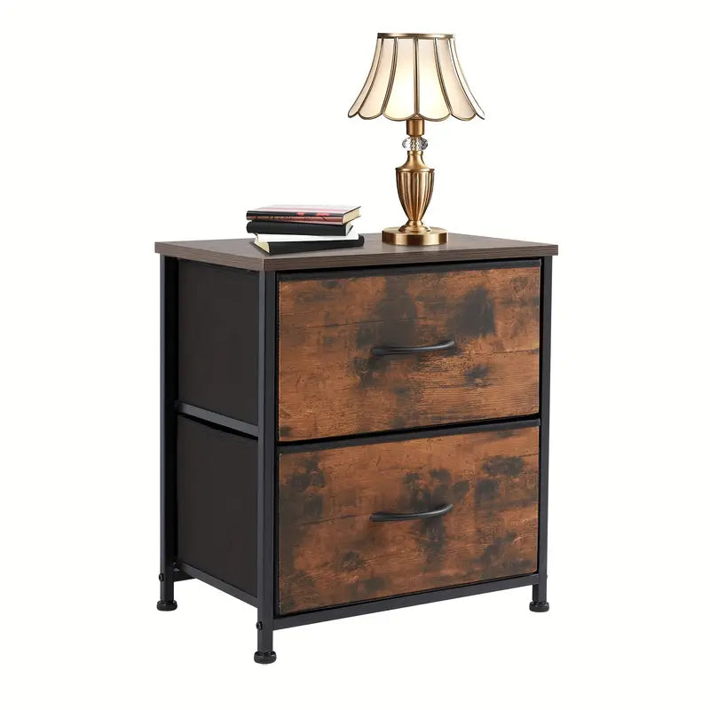 OLIXIS 2 Drawer Dresser Nightstand