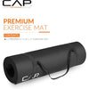 CAP Barbell 1/2-Inch High Density Exercise Yoga Mat with Strap