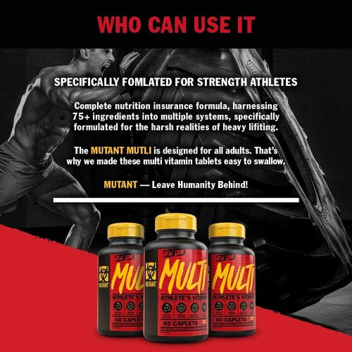 Mutant Multi - High Potency Vitamins w/ 75+ Ingredients