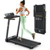 UREVO Folding Treadmill, Max 3.0 HP Treadmill w/ 12 Pre Set Programs, Wider Tread Belt, Pulse Detection