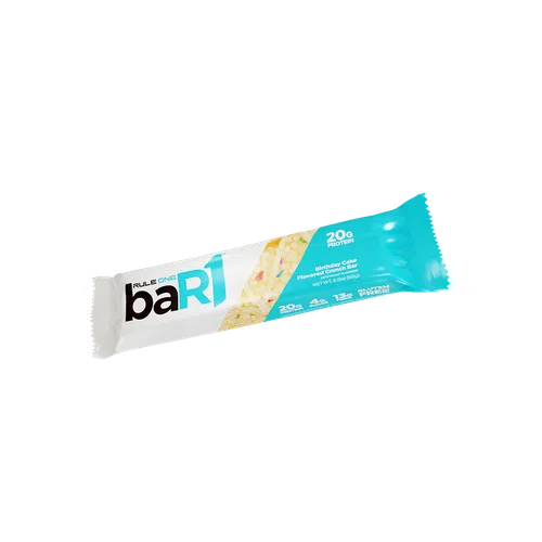 Rule 1 BAR1 Crunch Bar, 20G Whey Protein, Eaas/Bcaas, 12G Fiber, Gluten Free