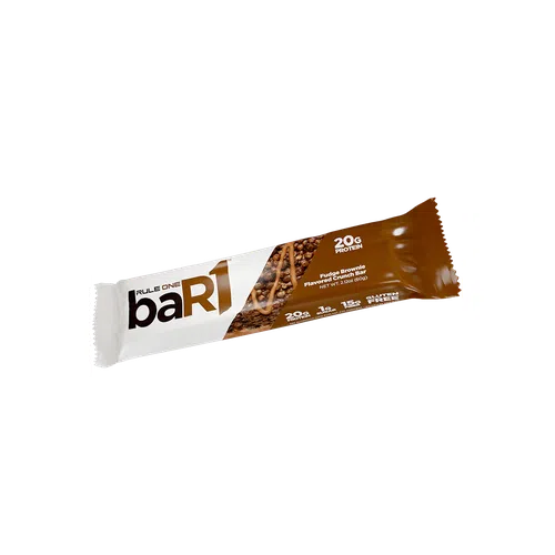 Rule 1 BAR1 Crunch Bar, 20G Whey Protein, Eaas/Bcaas, 12G Fiber, Gluten Free