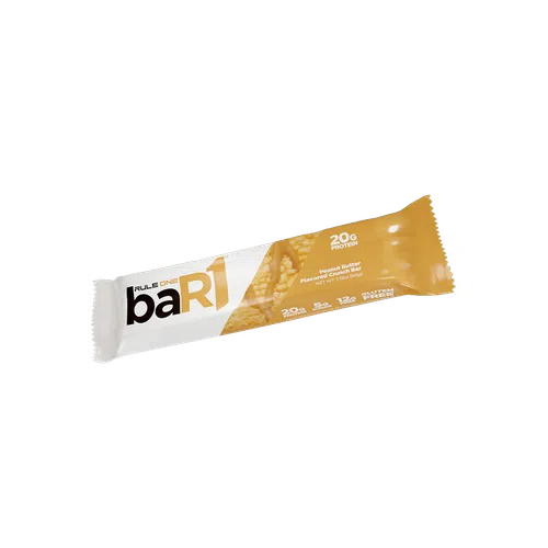 Rule 1 BAR1 Crunch Bar, 20G Whey Protein, Eaas/Bcaas, 12G Fiber, Gluten Free