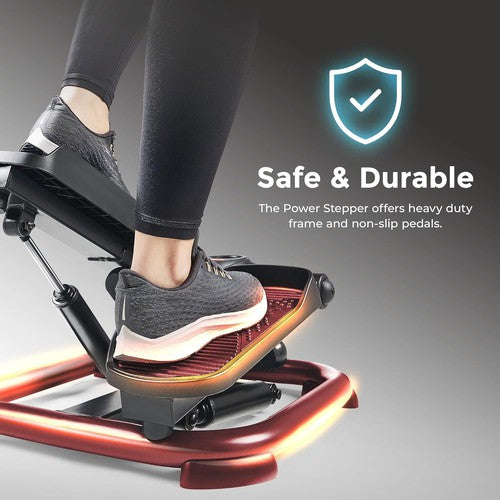 Sunny Health & Fitness 2-In-1 Premium Power Stepper w/ Resistance Bands