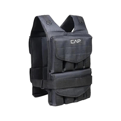 CAP 40Lb Adjustable Weighted Vest for Strength Training w/ Removable Weights