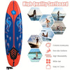 GYMAX Performance Surfboard w/ 3 Removable Fins & Safety Leash