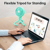 GUSGU Mini Handheld Personal Portable Fan w/ Flexible Tripod Clip