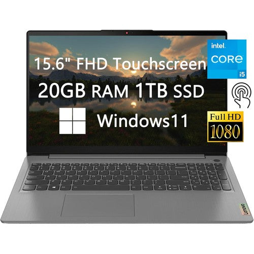 Lenovo 15 FHD Touchscreen Laptop 82H80358US