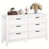 WLIVE 6 Drawer Retro Chest of Drawers