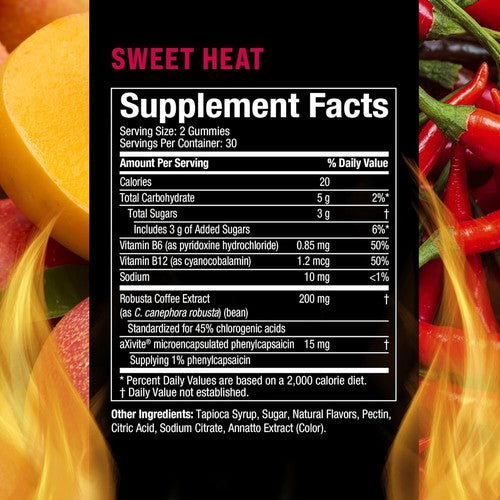 Hydroxycut Hardcore Ultra Shred Gummies - 99% Stimulant Free