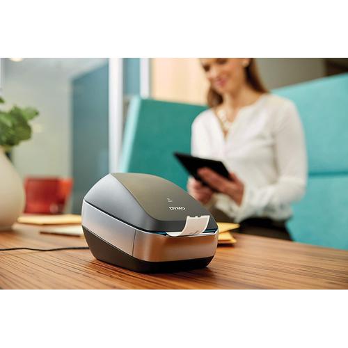 DYMO Labelwriter Wireless Label Printer | Direct Thermal Printer, Great for Shipping, Warehouse Labels, Name Badges, Barcodes and More, Connect through Wi-Fi, for Home & Office Organization, Black