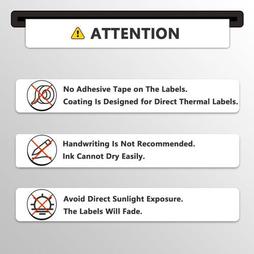 BETCKEY - Compatible DYMO 30334 (2-1/4" X 1-1/4") Multipurpose Barcode Labels, Perforated, Compatible with DYMO Labelwriter 450, 4XL, NOT FIT 550 & 5XL [10 Rolls/10000 Labels]