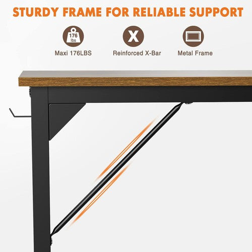 Sweetcrispy Office Desk 63"