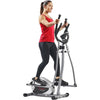 Sunny Health & Fitness 2-In-1 Upright Elliptical Full-Body Exercise Machine 