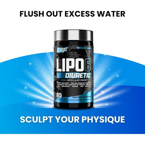 Nutrex Research - Lipo 6 Black Diuretic Water Pills 