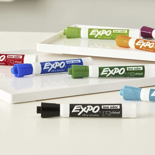 EXPO Low Odor Dry Erase Marker 6 Piece Set 