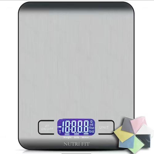 NUTRI FIT Food Scale, Max 11lb 1g Increment