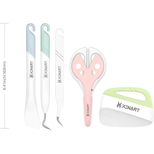 XINART Vinyl Weeding Tool Set (Weeder/Scraper/Spatula/Tweezers/Scissors)