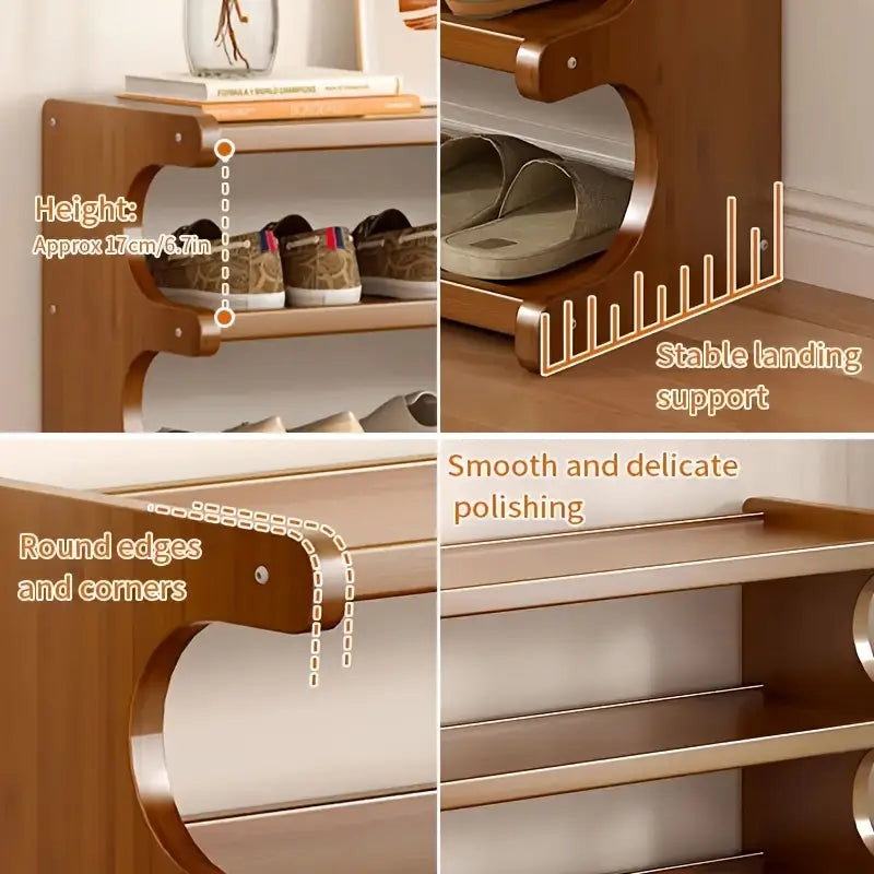 Magnitt Wooden Shoe Racks