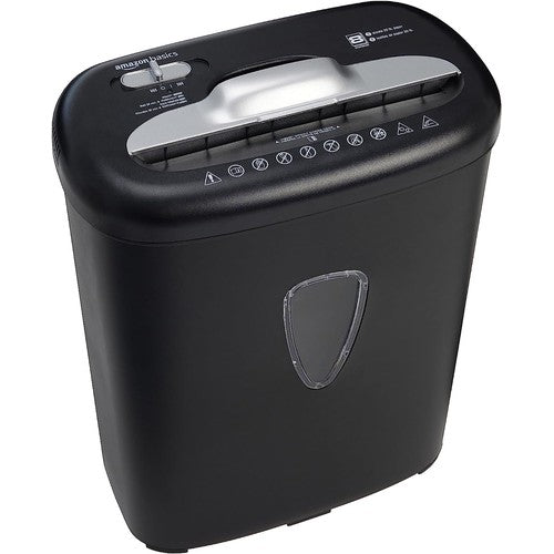 Amazon Basics 8-Sheet Cross Cut Paper Shredder 4.1 Gallon Bin